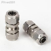 10x6.5mm OD PU Tube Air Pneumatic Quick Coupler Fast Twist Hose Stainless 304 Connectors Fitting