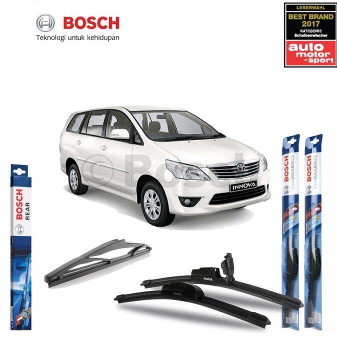 Wiper Toyota Kijang Innova Old Depan Belakang Frameless Bosch Lazada