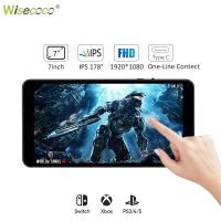 Wisecoco 7นิ้ว1920X1080 FHD จอภาพแบบพกพา Touch IPS HDMI คอมพิวเตอร์ Type C Gaming Display สำหรับแล็ปท็อปพีซี Raspberry PS4ศัพท์