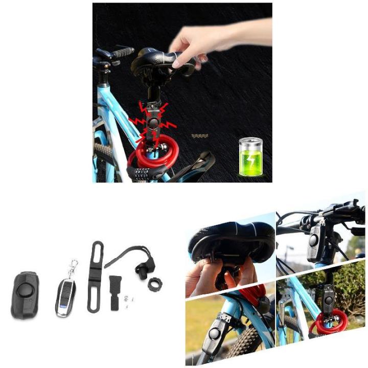 จักรยานป้องกันการสัญญาณกันขโมย-usb-การชาร์จไร้สายรีโมทคอนโทรลการสั่นสะเทือนอุปกรณ์เสริมจักรยานจักรยานเสือหมอบจักรยานบ้านเตือนภัยกันขโมย-usb-ชาร์จไร้สายรีโมทคอนโทรล
