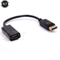 DisplayPort DP to HDMI-compatible Cable Male to Female for HP DELL Laptop PC Display Port to HD 1080P TV Cable Video Converter Wires  Leads Adapters