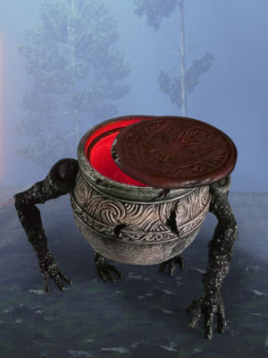 Elden Ring Figures Pot Boy Game Model with Lights Tekken Alexander Dark Soul Series Ashtray Pot Child Gift Desk Ornament Decor