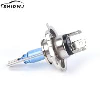 2PCSset Super Bright 3555w Car H4 Halogen Lamp Socket Auto Headlight Bulb High Quality Glass Metal