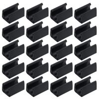 ❅❒ 20/40pcs Furniture Feet Plastic rectangle Non-Slip Chair Legs Tips Caps Foot Pads Covers Furniture Feet Protectors