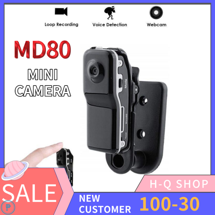 (HQ) MD80 Mini camera action Camcorder camera vlogging outdoor body