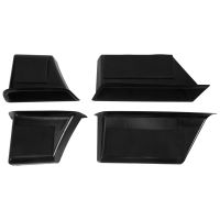 4Pcs Car Front Rear Door Armrest Storage Box for C Class W204 2008-2014 Interior Modification Decorative Accessories