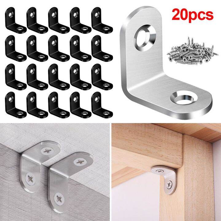 JBRITNEY 20PCS Hardware Corner buckle Reinforcement Stainless steel