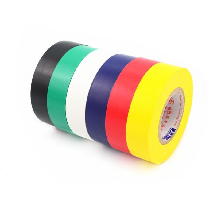 1pcs-electrical-tape-insulation-adhesive-tape-waterproof-pvc-18mm-wide-high-temperature-tape-18m-adhesives-tape