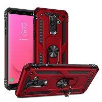 ✇► for Samsung Galaxy J8 2018 Armor Shockproof Case for Samsung J4 J6 Plus A6 A7 A8 Plus 2018 Magnet Car Holder Ring Case Cover