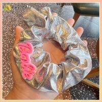 CHIC แฟชั่นสำหรับผู้หญิง ตุ๊กตาบาร์บี้ scrunchie อีลาสติก สีทึบทึบ เชือกมัดผม ของใหม่ หางม้าหางม้า ยางรัดผม สำหรับผู้หญิง