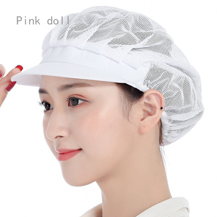 Pink Doll Hat Chef Hats Breathable Cooking Cap Restaurant