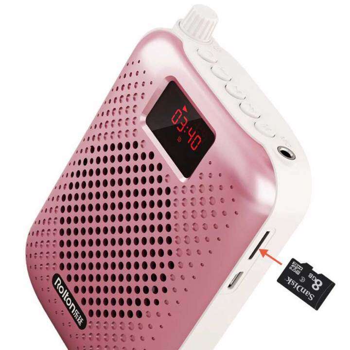 rolton-k500-portable-bluetooth-speaker-microphone-voice-amplifier-booster-megaphone-speaker-for-sales-promotion-teaching-guide