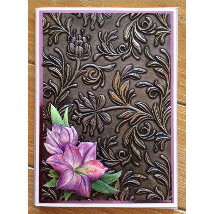 hot-plastic-embossed-folder-scrapbook-materials-supplies-decoration-pattern-background-embossing-paper