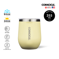 CORKCICLE แก้วสแตนเลสสูญญากาศ 3 ชั้น กักเก็บความเย็นได้นานถึง 9 ชม. เก็บความร้อนได้ 3 ชม. 355ML (12OZ) รุ่น STEMLESS BUTTERCREAM