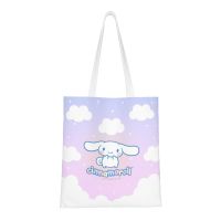 ถุงผ้าฝ้ายชอปปิ้งถุง Tas Jinjing Kanvas Cinnamoroll,กระเป๋าชายหาด,Kado Ulang Tahun | ถุงช้อปปิ้งนำมาใช้ใหม่ในครัว,กระเป๋าหนังสือ