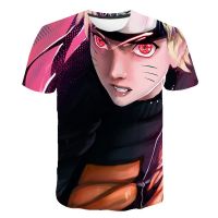 Naruto Print Childrens T-shirt casual boys top fashion summer short sleeve top