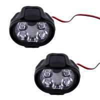 2ชิ้นไฟหน้า Lampu Depan Motor สปอตไลท์ไฟหัวหมอก6รถจักรยานยนต์ LED ไฟสปอร์ตไลท์ทำงาน Assemblie ไฟหน้ารถ