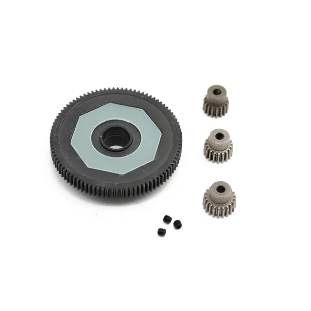 91t Spur Gear With 17t/19t/27t Pinions Gear Set For Arrma 1/10 110 Granite Senton Big Rock