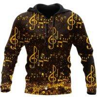 Sudadera con capucha para hombre y mujer, jersey con estampado 3D de Piano note, suéter de Navidad Harajuku esencial