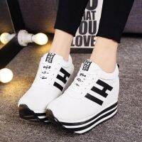 Fashion Height Increase Shoes Thick-soled Footwear Color Platform