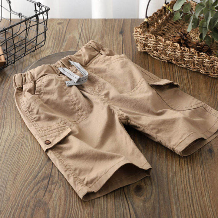 th-เด็กกางเกงขาสั้นเด็กบางใหม่กางเกงห้าจุดกางเกงเด็กกลางและขนาดใหญ่ในช่วงฤดูร้อนกางเกงลำลอง