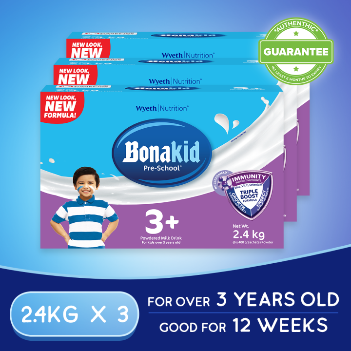 BONAKID PRESCHOOL 3 PLUS Stage 4 Powdered Milk Drink for Children 3 to ...