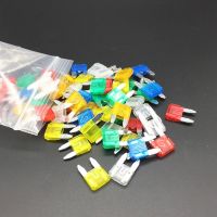 【YF】 60pcs Assorted Mini Blade Fuses Kit Set 5A -30A Small Car Mixed Standard Fuse for Auto Truck