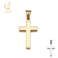 Cruz Pendant For Women Men Polished Stainless Steel Waterproof Simple Shiny Pendant Never Fade