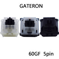 Gateron Black Switch 60G 5pin Black Keyboard Switch อุปกรณ์เสริม Linear Smooth Black Switch