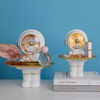 Astronaut Storage Tray Resin Entrance Key Ornaments Nordic Home Decor Desk Storage Astronaut Figurines Living Room Table Decor