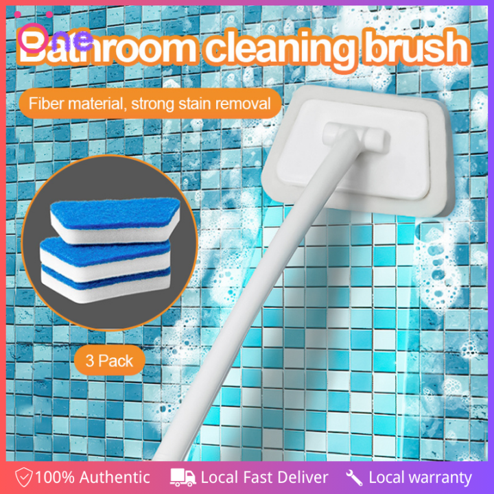 Bathroom Multi-Functional Wall Brush Long Handle Removable