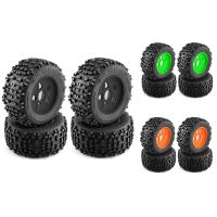 4Pcs 170mm 1/7 1/8 Stunt Truck Tire 12mm 14mm 17mm Wheel Hex for Sledge ARRMA KRATON Outcast