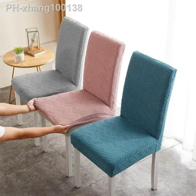 Thicken Elastic solid color Chair Cover Spandex Stretch Slipcovers Chair Seat Covers For Kitchen Dining Room Wedding Banquet