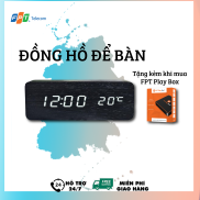 Đồng Hồ Kỹ Thuật Số Để Bàn Thông Minh Chính Hãng FPT Cảm Ứng Nhiệt Độ