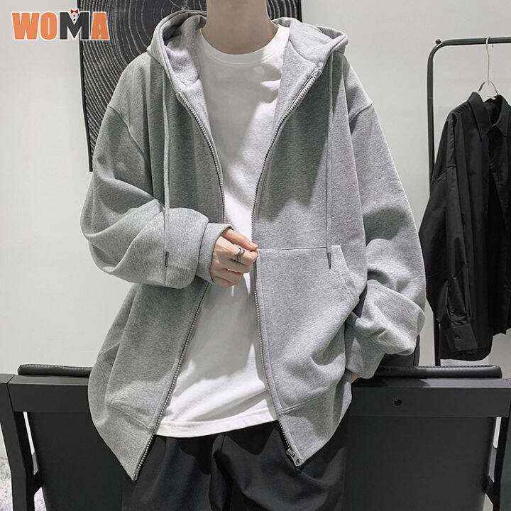 woma-เสื้อแขนยาวฮูด-กีฬาแบรนด์ยอดนิยมแจ็คเก็ตมีฮู้ดผ้าคุณภาพสูงมีความสะดวกสบายในการสวมใส่และเข้ากันได้ง่ายเหมาะสำหรับสวมใส่ทุกวันโดยคนหนุ่มสาว