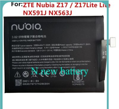 แบตเตอรี่ แท้ ZTE Nubia Z17 / Z17 Lite NX563J NX591 Li3932T44P6H806139 3200mAh ประกัน 3 เดือน