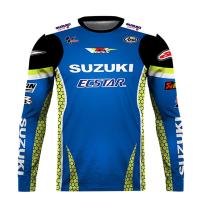 Ecstar full suzuki เสื้อแขนยาว แบบแห้งเร็ว สําหรับขี่รถจักรยานยนต์