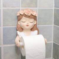 Fairy Girls Toilet Paper Holder Tissue Roll Holders Wall Mount Toilet Paper Roll Dispenser Bathroom Holder for Kitchen Washroom Toilet Roll Holders