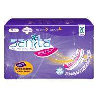 [Hot Promotion] Sanita  แซนนิต้า พรีเมี่ยม ผ้าอนามัย กลางคืน มีปีก ผิวหน้าแห้ง ความยาว 29 ซม. (20 ชิ้น)  Work from Home Delivery เก็บปลายทางได้