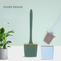 Creative Cleaning Floor Wall Hanging Slit Soft Glue Long Handle Toilet Brush Set Toilet Household Toilet Cleaning Brush