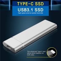 SSD External 500GB 1TB Mobile Solid State Drive แฟลชไดรฟ์แบบพกพา TypeC USB Mini Slim อุปกรณ์หน่วยความจำแฟลชถ่ายโอนความเร็วสูง