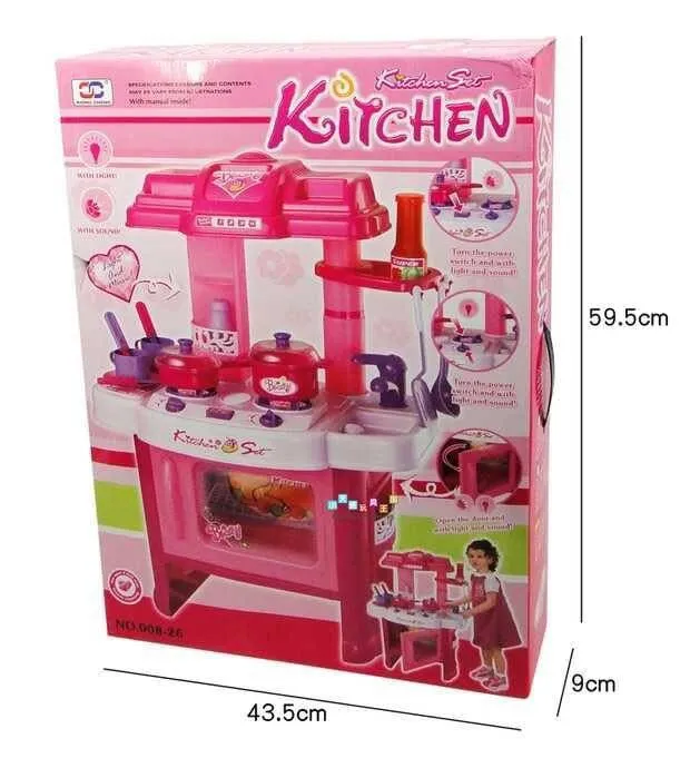 Big Size Kitchen set Cook Set Toy Play FOR CHILDREN GIRLS 3 YEARS OLD