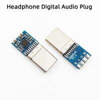 【cw】 Type c Audio plug Wire bonding connector Digital signal module Earphone Plug Replace Repair parts Micro sound card ！