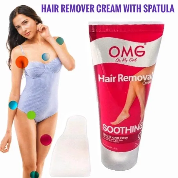 OMG Painless Hair Removal Cream for Men & Women- 10 Minutes Hair Remover  for Underarm hair, Leg hair, Bikini Line Hair, Arm hair, Chest & Back hair  Depilation Cream | Lazada PH