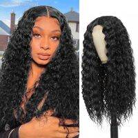 Cheap 24 Inch Afro Kinky Curly Wig Synthetic Pre Plucked Natural Hair 100 Glueless Lace Front WigsDaily Party Cosplay For Woman [ Hot sell ] ea1voy