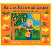 English original apple farmer Annie apple made food science knowledge picture book childrens Enlightenment cognition picture Monica Wellington