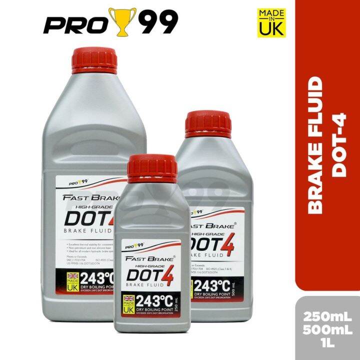 Pro-99 Fastbrake Brake Fluid Dot4 250ml 500ml 1l (dot-4) 