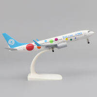 โลหะเครื่องบินรุ่น20เซนติเมตร1:400 Jiuyuan การบิน B737จำลองวัสดุโลหะผสมที่มี L Anding Gear ของเล่นของสะสมของขวัญวันเกิด