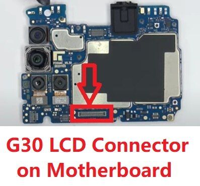 10--50PCS  Original New For Moto G30 XT2129 XT2129-1 XT2129-2 LCD Display Screen FPC Connector Contact Socket on Board/Flex Replacement Parts