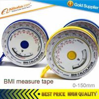 [QQL Hardware Tools]BMI วัดเทป BMI เครื่องคิดเลขสุขภาพเทปวัดดัชนีมวลกายที่มี Retractable2pcs/ล็อต